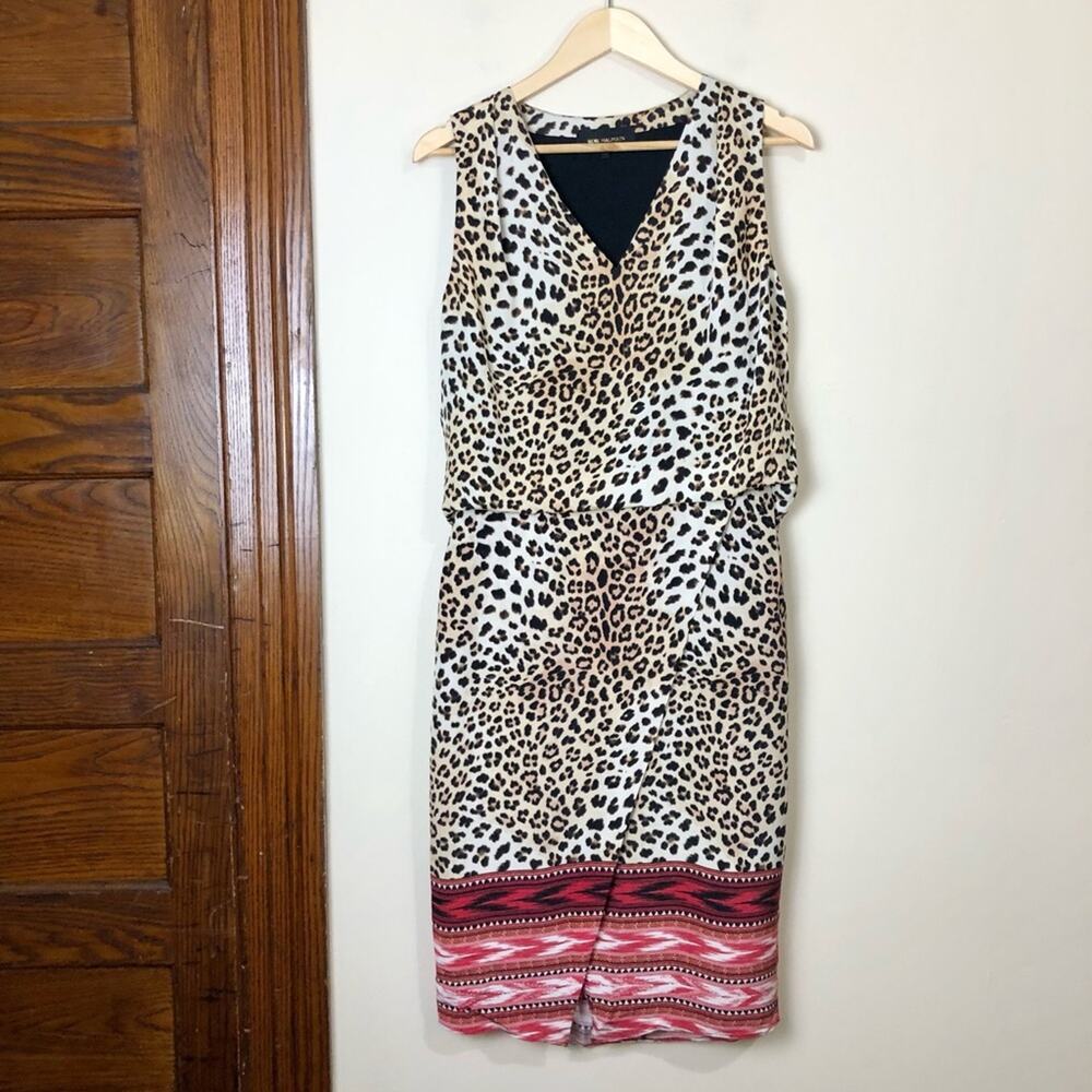 Kobi Halperin Livia Leopard Silk Dress